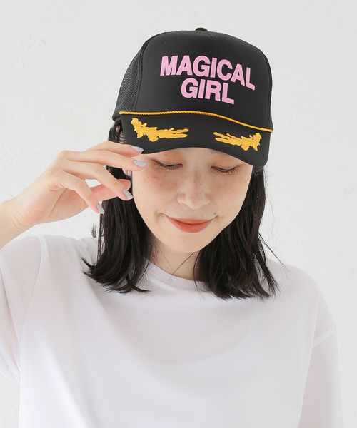 キャップ 帽子 「Ashley Williams」 BLACK EMBROIDERED TRUCKE