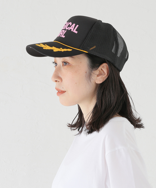 キャップ 帽子 「Ashley Williams」 BLACK EMBROIDERED TRUCKE