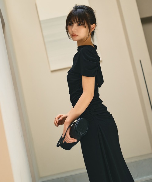 KINO THE KEI ワンピース ドレープ ケープセット ベア ワンピース