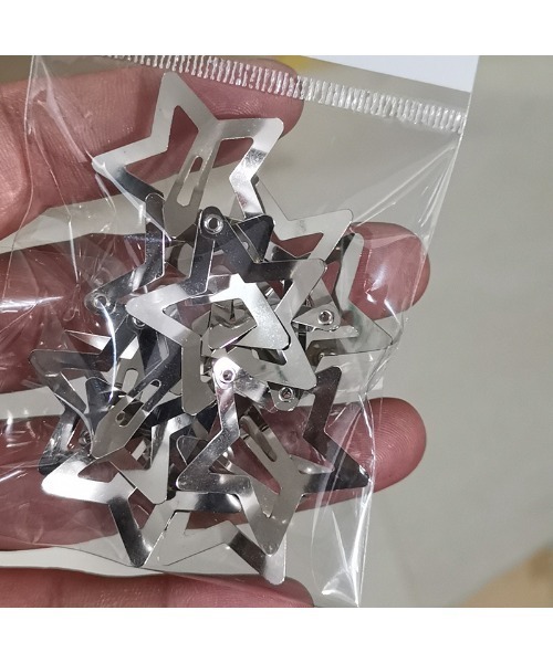 Bling Leads ヘアピン 「Bls」「ZA」「Bling Leads」星 シルバー