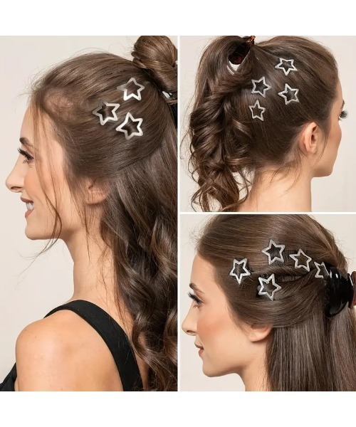 Bling Leads ヘアピン 「Bls」「ZA」「Bling Leads」星 シルバー