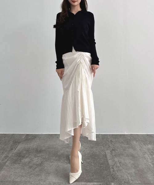 「CENEA」 ロングスカート LARGE ホワイト レディース_画像9