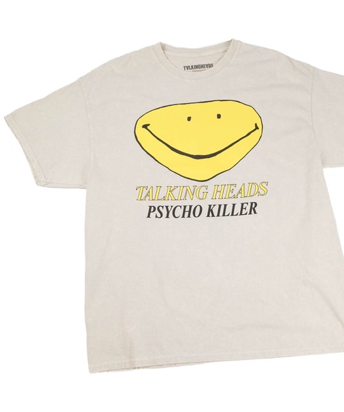 tシャツ 「GMerch/ジーマーチ」Talking Heads PSYCHO KILLER TAN MINERAL WASH T-SHIRTS 22TH056 メンズ レディース | ブランド登録なし