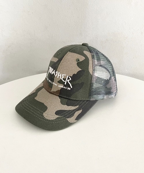 THRASHER（スラッシャー） キャップ 帽子 GONZ LOGO 迷彩/豹柄/ツイル