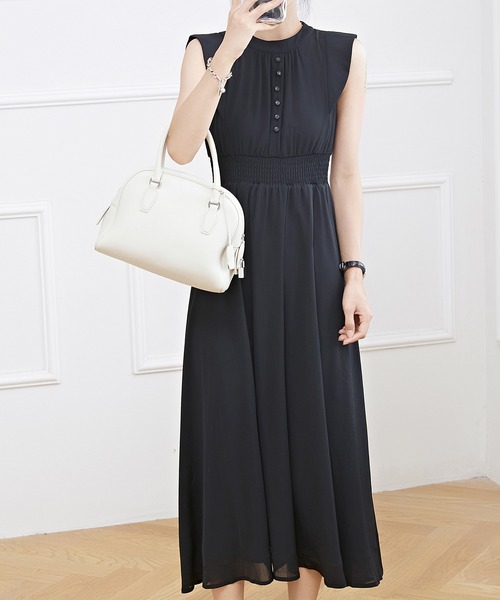 「Lace Ladies」 ノースリーブワンピース S ミント レディース_画像4