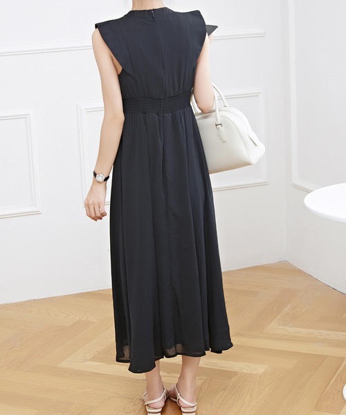 「Lace Ladies」 ノースリーブワンピース S ミント レディース_画像6