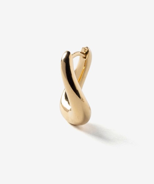 TOM WOODトムウッド ループ ピアス 片耳 ゴールド ストーン TOM WOOD（トムウッド） ピアス 「TOM WOOD / トムウッド」Twist Hoops