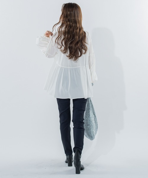 「VICKY」 長袖ブラウス M ピンク レディース_画像5