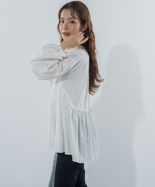 「VICKY」 長袖ブラウス M ピンク レディース_画像6