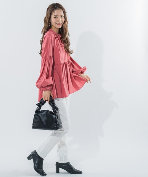 「VICKY」 長袖ブラウス M ピンク レディース_画像9