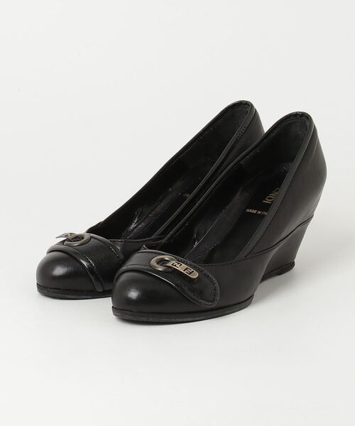 フェンディ メッシュ レザー フラットパンプス ブラック FENDI（フェンディ） パンプス 35 ブラック レディース : ZOZOTOWN
