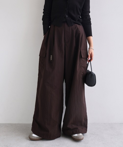「ANME」 カーゴパンツ L ブラウン レディース_画像9