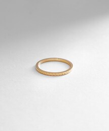 ココシュニックピンキーリング指輪2品セット COCOSHNIK（ココシュニック） 指輪 リング K10カットワーク極光細