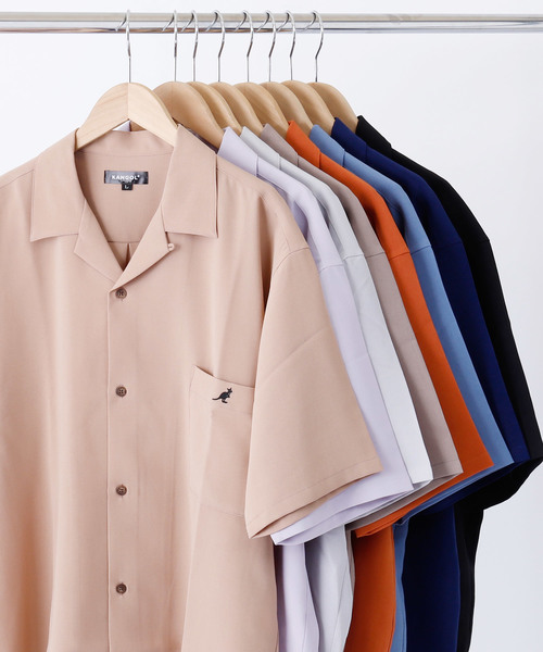 KANGOL（カンゴール） シャツ WEB限定 別注 リラックスオープンカラー
