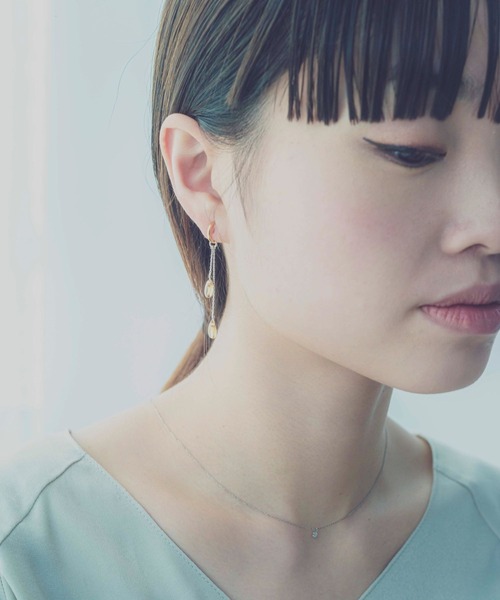 ラグジュアリー【ete エテ】ナチュラルストーン イヤリング ete イヤリング ナチュラルストーン レディース : ZOZOTOWN