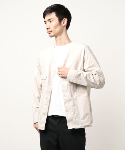 BACK NUMBER ジャケット カバーオール 【BACK NUMBER】ノーカラー