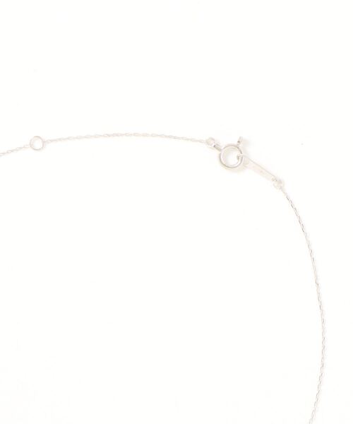 ESTELLE ネックレス K10 ホワイトゴールド ダイヤモンド ムーン