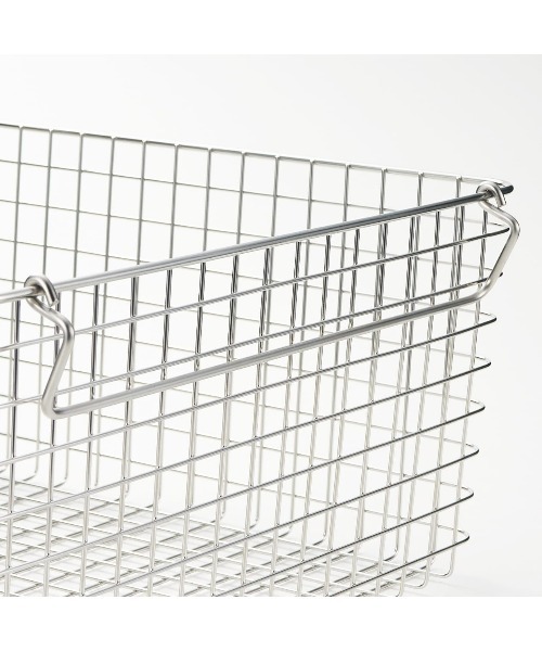 無印良品（MUJI） 収納 ステンレスワイヤーバスケット6 約幅51×奥行