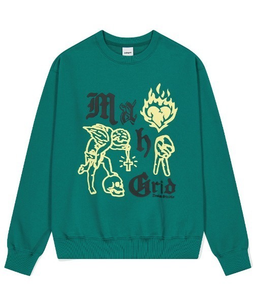 さらに100円引き◆MAHAGRID◆RHAPAEL SWEATSHIRT MAHAGRID トレーナー スウェット 「mahagrid/マハグリッド