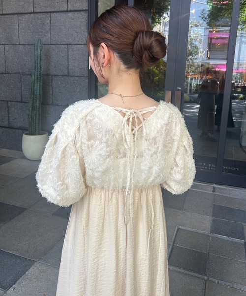 one after another NICE CLAUP ドレス 「Sygne」異素材