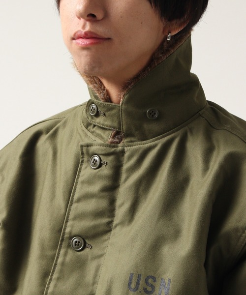 HOUSTON（ヒューストン） ミリタリージャケット モッズコート