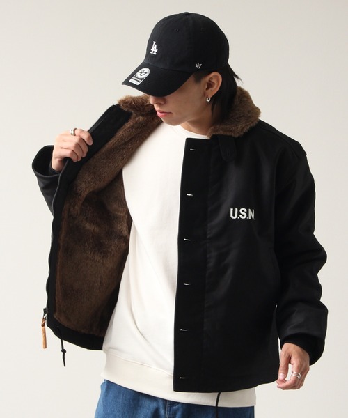 HOUSTON（ヒューストン） ミリタリージャケット モッズコート