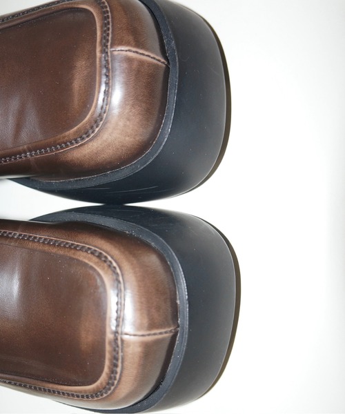 musubore ローファー 「 select 」platform mule loafer