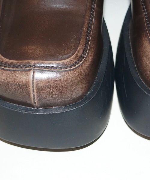 musubore ミュールローファー musubore ローファー 「 select 」platform mule loafer