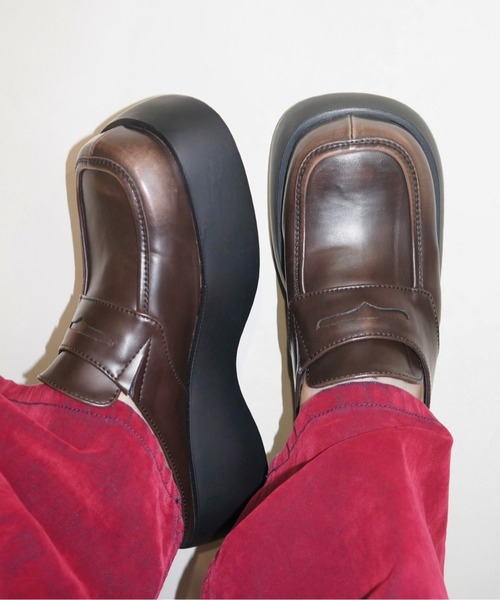 musubore ローファー 「 select 」platform mule loafer