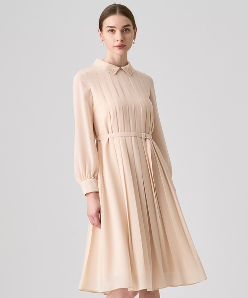 ANAYI（アナイ） ワンピース シアードビービジューカラー ワンピース