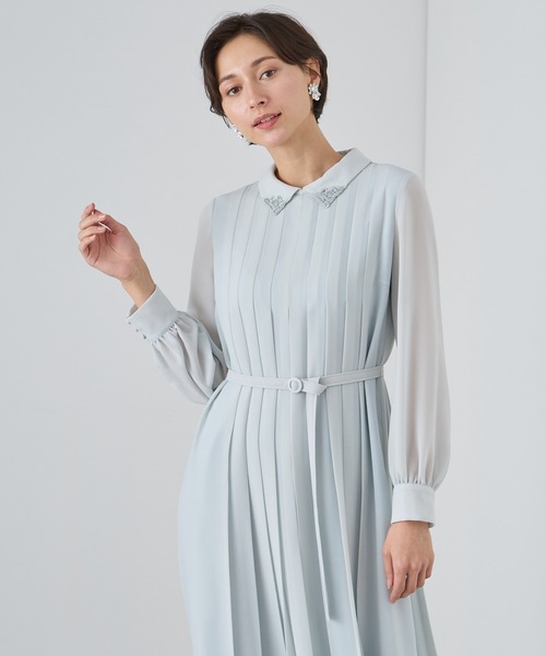 ANAYI（アナイ） ワンピース シアードビービジューカラー ワンピース