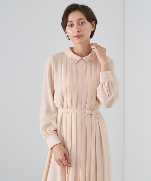 ANAYI（アナイ） ワンピース シアードビービジューカラー ワンピース