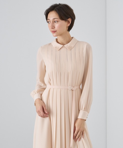 ANAYI（アナイ） ワンピース シアードビービジューカラー ワンピース