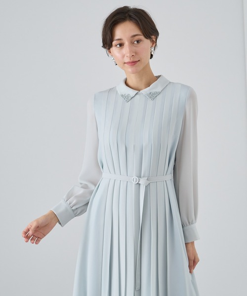 ANAYI（アナイ） ワンピース シアードビービジューカラー ワンピース