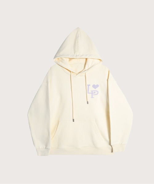 パーカー LA POMME petit Purple Icon Hoodie レディース