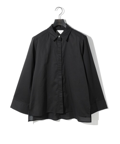ブラウス シャツ MIDIUMISOLID for Ladies ワイドスリーブシャツ レディース