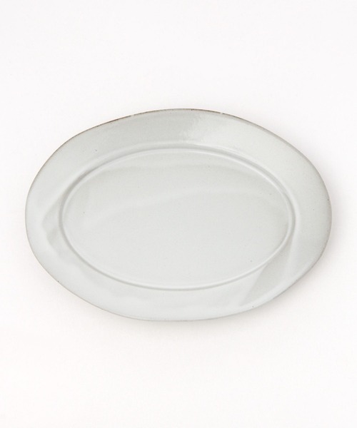 食器 黒土ラフオーバルプレート / 991274 | LAKOLE | 01