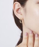 ピアス K18YG ドロー ピアス レディースの詳細画像5