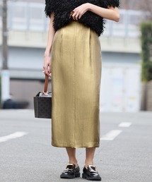 ELFRANK スカート シャイニーIラインロングスカート : ZOZOTOWN Yahoo