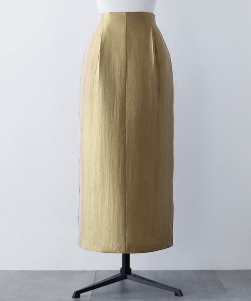 ELFRANK スカート シャイニーIラインロングスカート : ZOZOTOWN Yahoo