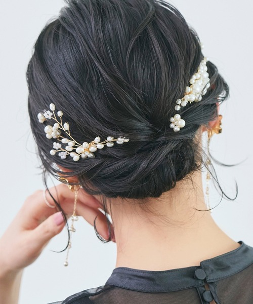 RUIRUE BOUTIQUE（ルイルエブティック） ヘアピン フラワーデザイン
