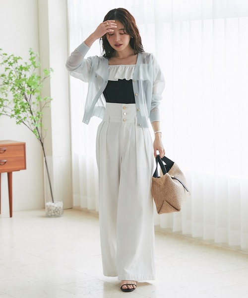La boutique Bonbon（ラブティックボンボン） ワイドパンツ ジーンズ