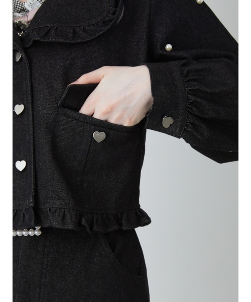 パール付きBIG Gジャン LANVIN en Bleu（ランバンオンブルー）の「パールブローチG