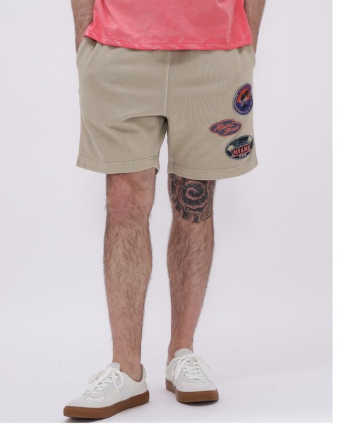 AVIREX パンツ FADE WASH PATCH SHORT PANTS / フェイド