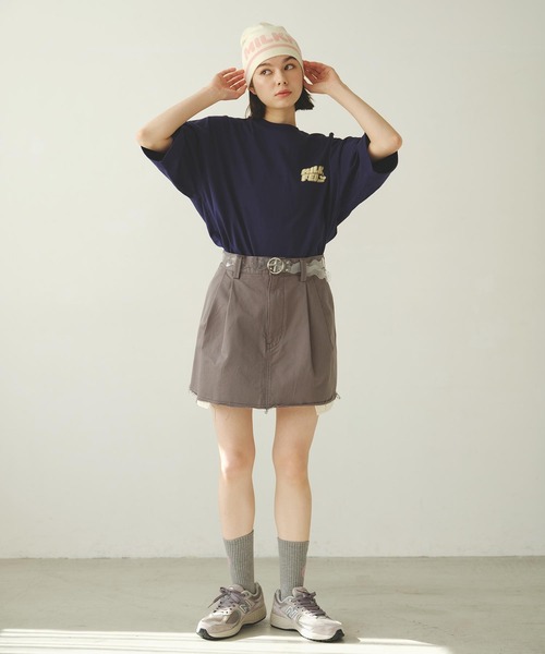 ミルクフェド　スカート　サイズS MILKFED. スカート ミルクフェド MILKFED PLAID WRAP SKIRT