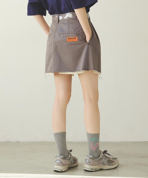 ミルクフェド　スカート　サイズS MILKFED. スカート ミルクフェド MILKFED PLAID WRAP SKIRT