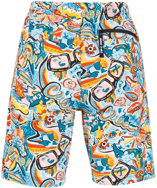CWX CHUMS コラボ　ポケット付きショートパンツ2色セット CW-X パンツ 「CHUMS (チャムス)コラボ」 ハーフパンツ