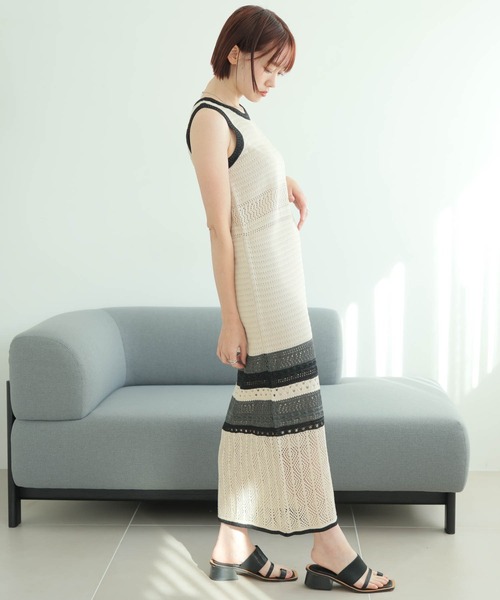 LADYMADE（レディメイド） ワンピース クロシェニットストレート