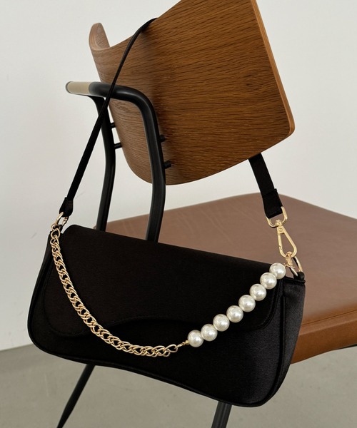 LE'RURE ハンドバッグ Pearl strap mulch bag : ZOZOTOWN Yahoo