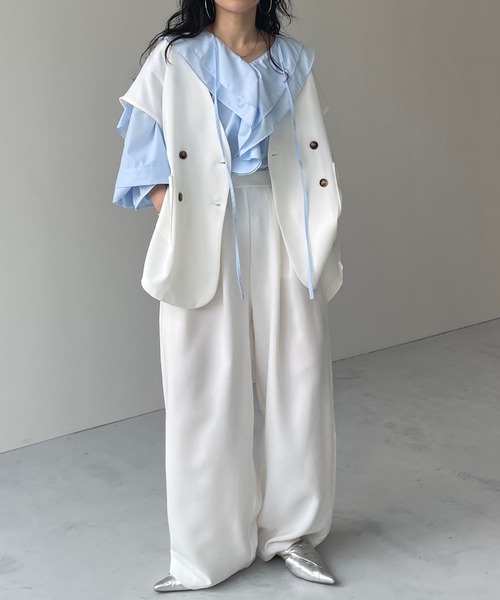 wee9s セットアップ 「2点SET」mannish vest set up